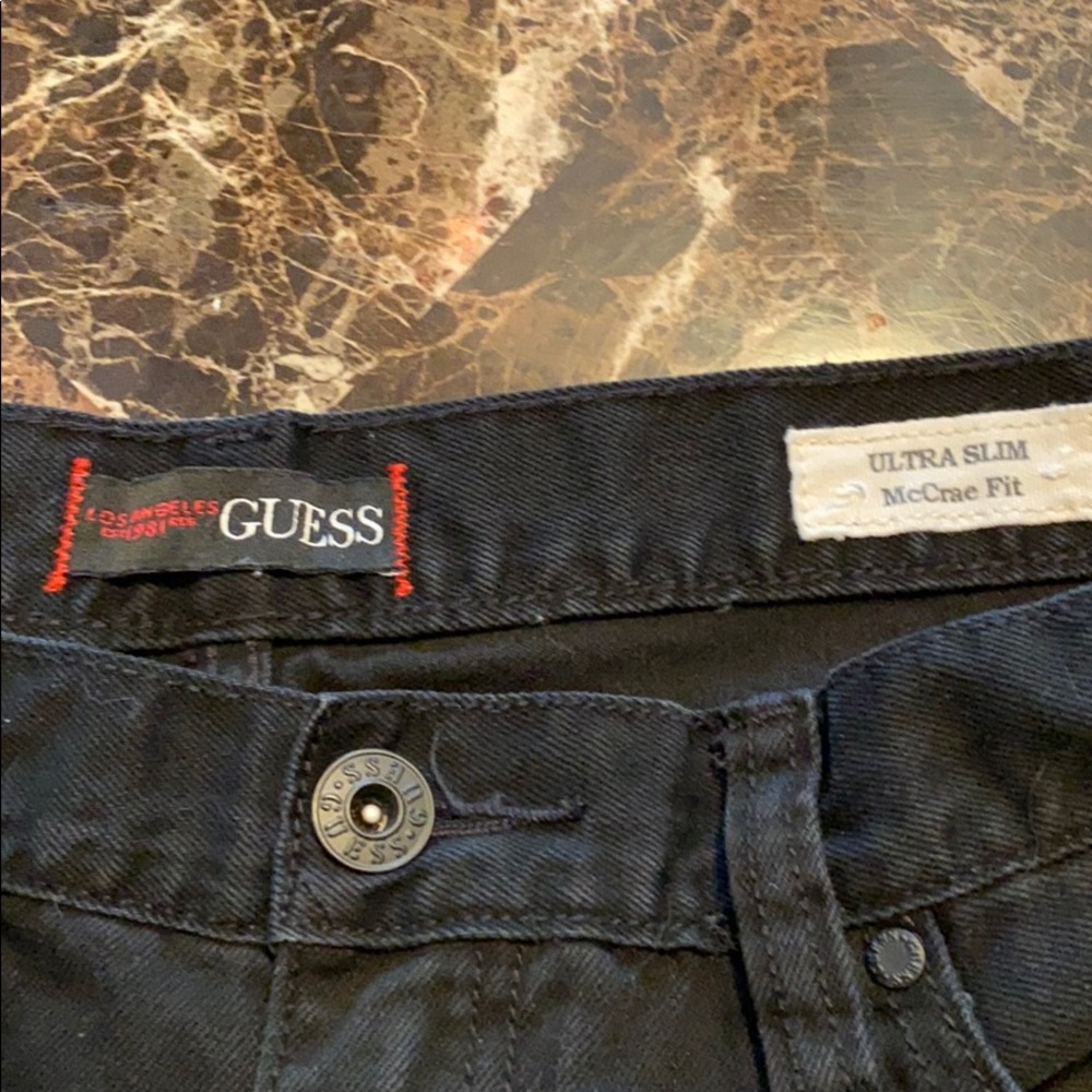 Guess Heavy Distressed Skinny Jeans